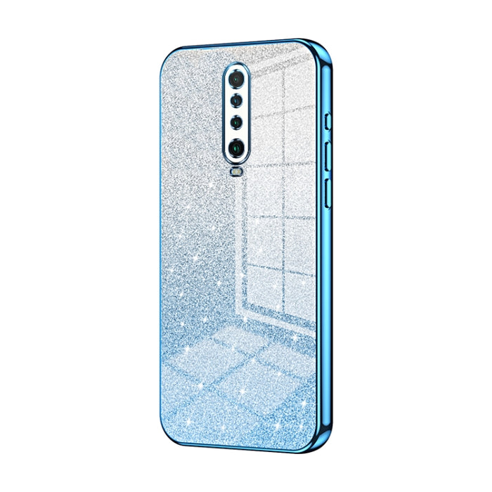 Caja de teléfono galvanizada con polvo de brillo degradado, For Xiaomi Redmi Note 9 5G / Note 9T, For Xiaomi Redmi Note 9 Pro 5G/Mi 10T Lite, For Xiaomi Redmi Note 9 4G, For Xiaomi Redmi K30S / Mi 10T Pro 5G, For Xiaomi Redmi K30 Pro / K30 Ultra       ...