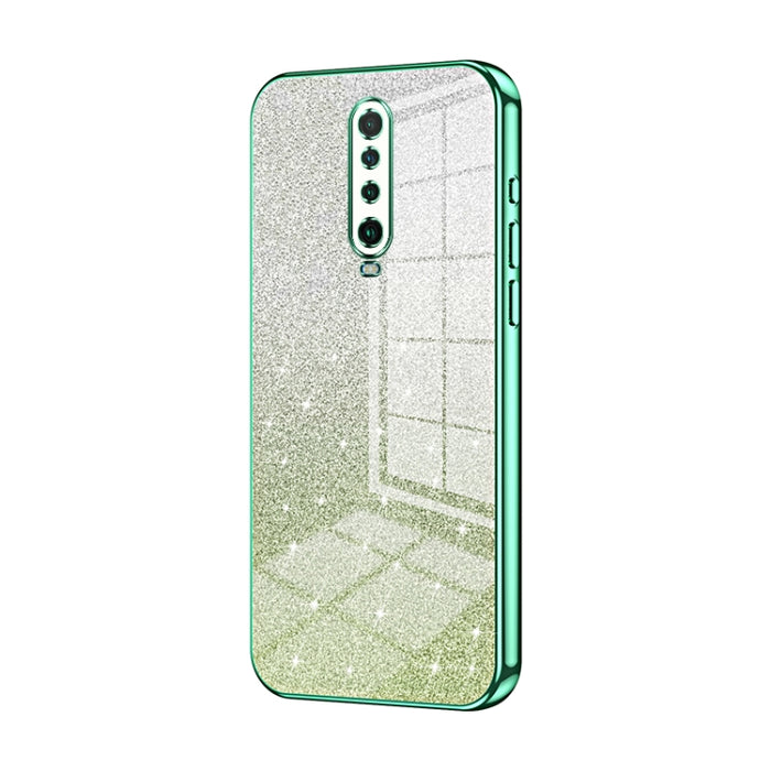 Caja de teléfono galvanizada con polvo de brillo degradado, For Xiaomi Redmi Note 9 5G / Note 9T, For Xiaomi Redmi Note 9 Pro 5G/Mi 10T Lite, For Xiaomi Redmi Note 9 4G, For Xiaomi Redmi K30S / Mi 10T Pro 5G, For Xiaomi Redmi K30 Pro / K30 Ultra       ...