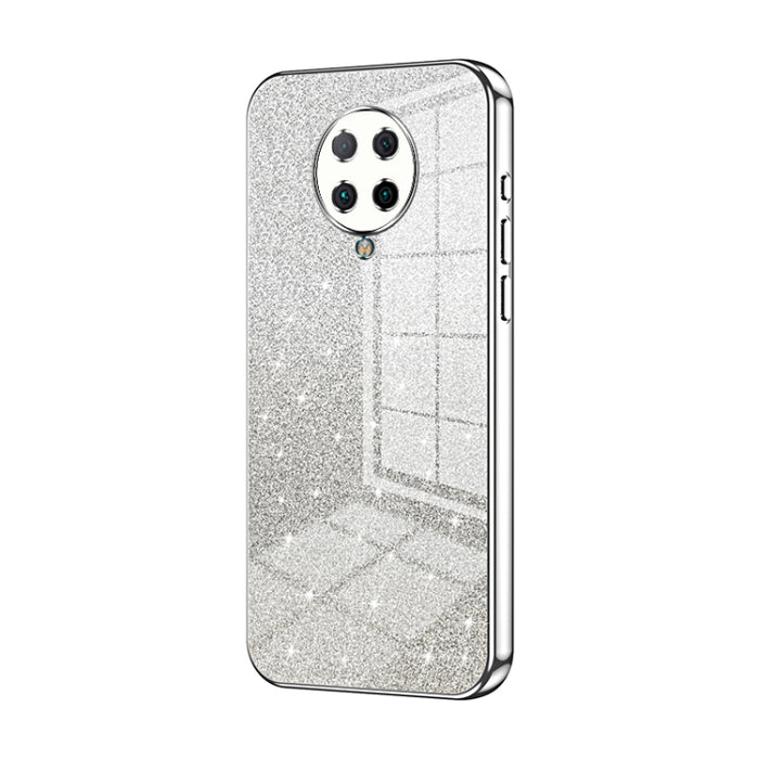 Caja de teléfono galvanizada con polvo de brillo degradado, For Xiaomi Redmi Note 9 5G / Note 9T, For Xiaomi Redmi Note 9 Pro 5G/Mi 10T Lite, For Xiaomi Redmi Note 9 4G, For Xiaomi Redmi K30S / Mi 10T Pro 5G, For Xiaomi Redmi K30 Pro / K30 Ultra       ...