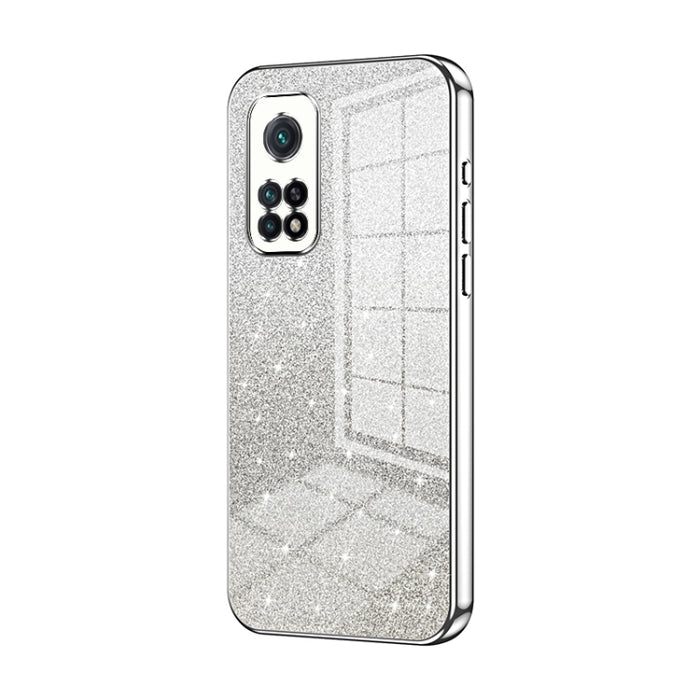 Caja de teléfono galvanizada con polvo de brillo degradado, For Xiaomi Redmi Note 9 5G / Note 9T, For Xiaomi Redmi Note 9 Pro 5G/Mi 10T Lite, For Xiaomi Redmi Note 9 4G, For Xiaomi Redmi K30S / Mi 10T Pro 5G, For Xiaomi Redmi K30 Pro / K30 Ultra       ...