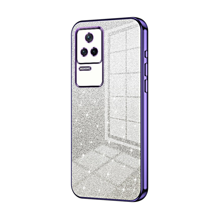 Caja de teléfono galvanizada con polvo de brillo degradado, For Xiaomi Redmi Note 10/Note 10S, For Xiaomi Redmi Note 11 Global / Note 11S, For Xiaomi Redmi K40S / Poco F4, For Xiaomi Redmi Note 11T 5G/Note 11S 5G, For Xiaomi Redmi K50 / K50 Pro        ...