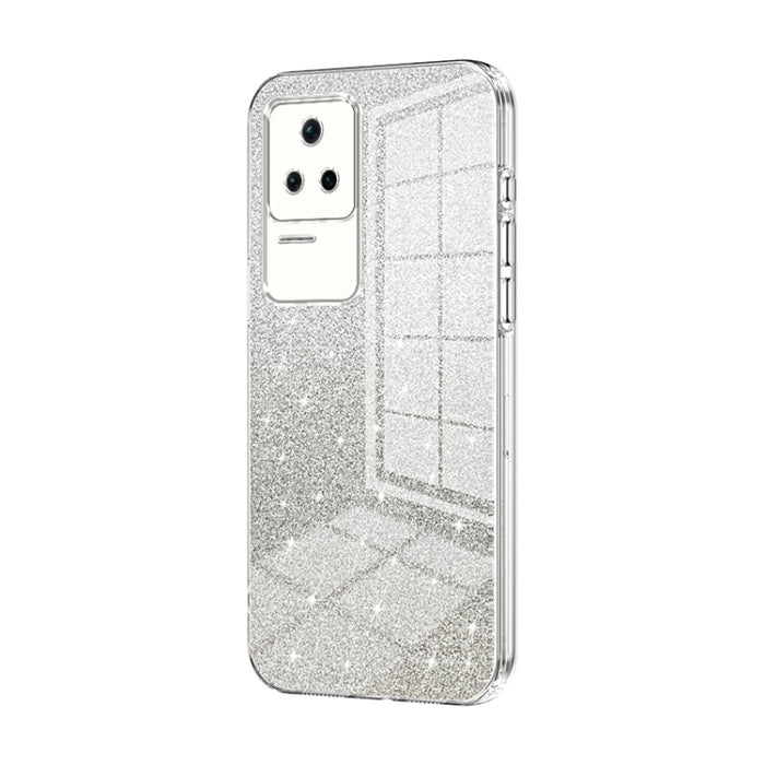 Caja de teléfono galvanizada con polvo de brillo degradado, For Xiaomi Redmi Note 10/Note 10S, For Xiaomi Redmi Note 11 Global / Note 11S, For Xiaomi Redmi K40S / Poco F4, For Xiaomi Redmi Note 11T 5G/Note 11S 5G, For Xiaomi Redmi K50 / K50 Pro        ...