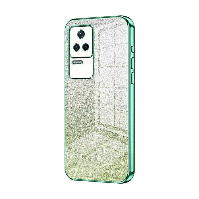 Caja de teléfono galvanizada con polvo de brillo degradado, For Xiaomi Redmi Note 10/Note 10S, For Xiaomi Redmi Note 11 Global / Note 11S, For Xiaomi Redmi K40S / Poco F4, For Xiaomi Redmi Note 11T 5G/Note 11S 5G, For Xiaomi Redmi K50 / K50 Pro        ...
