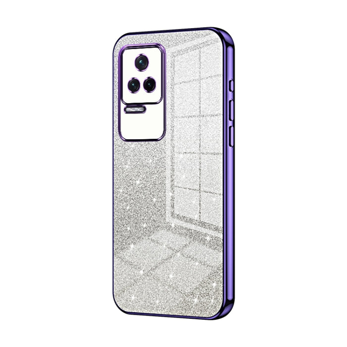 Caja de teléfono galvanizada con polvo de brillo degradado, For Xiaomi Redmi Note 10/Note 10S, For Xiaomi Redmi Note 11 Global / Note 11S, For Xiaomi Redmi K40S / Poco F4, For Xiaomi Redmi Note 11T 5G/Note 11S 5G, For Xiaomi Redmi K50 / K50 Pro        ...