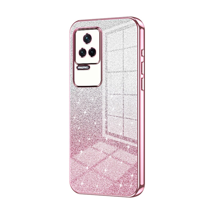 Caja de teléfono galvanizada con polvo de brillo degradado, For Xiaomi Redmi Note 10/Note 10S, For Xiaomi Redmi Note 11 Global / Note 11S, For Xiaomi Redmi K40S / Poco F4, For Xiaomi Redmi Note 11T 5G/Note 11S 5G, For Xiaomi Redmi K50 / K50 Pro        ...