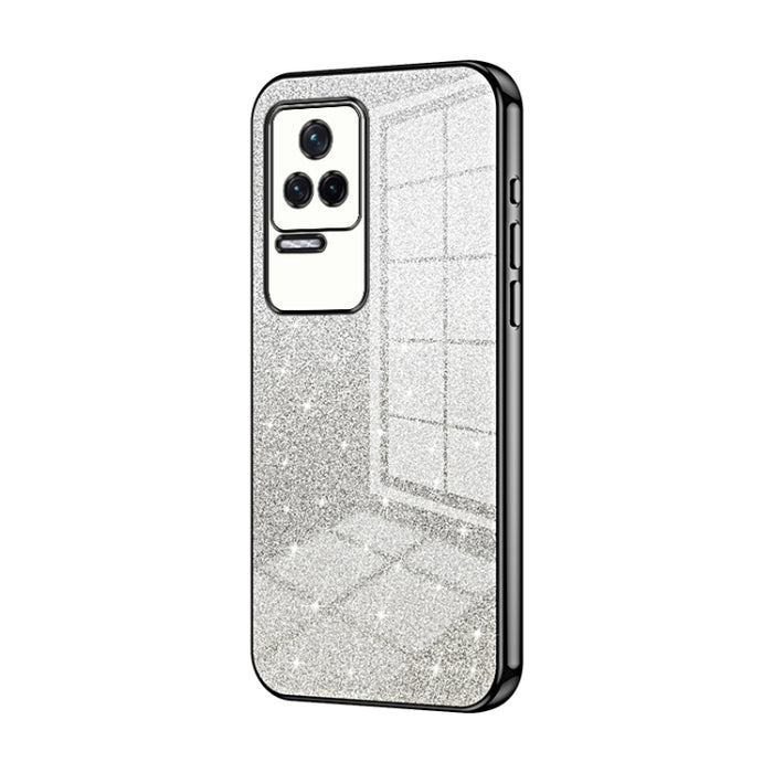 Caja de teléfono galvanizada con polvo de brillo degradado, For Xiaomi Redmi Note 10/Note 10S, For Xiaomi Redmi Note 11 Global / Note 11S, For Xiaomi Redmi K40S / Poco F4, For Xiaomi Redmi Note 11T 5G/Note 11S 5G, For Xiaomi Redmi K50 / K50 Pro        ...
