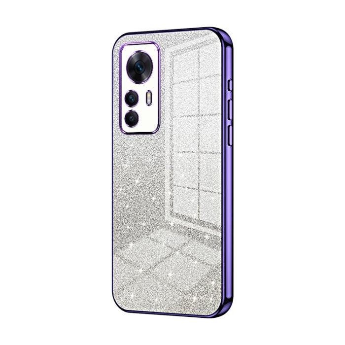Caja de teléfono galvanizada con polvo de brillo degradado, For Xiaomi Redmi Note 11T Pro/Poco X4 GT, For Xiaomi Redmi Note 12R Pro, For Xiaomi Redmi Note 12 Turbo/Poco F5, For Xiaomi Redmi K60 / K60 Pro, For Xiaomi Redmi Note 12 Pro+                  ...