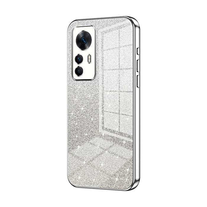 Caja de teléfono galvanizada con polvo de brillo degradado, For Xiaomi Redmi Note 11T Pro/Poco X4 GT, For Xiaomi Redmi Note 12R Pro, For Xiaomi Redmi Note 12 Turbo/Poco F5, For Xiaomi Redmi K60 / K60 Pro, For Xiaomi Redmi Note 12 Pro+                  ...