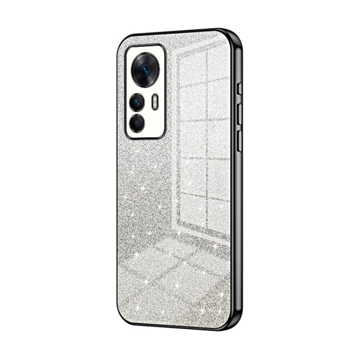 Caja de teléfono galvanizada con polvo de brillo degradado, For Xiaomi Redmi Note 11T Pro/Poco X4 GT, For Xiaomi Redmi Note 12R Pro, For Xiaomi Redmi Note 12 Turbo/Poco F5, For Xiaomi Redmi K60 / K60 Pro, For Xiaomi Redmi Note 12 Pro+                  ...