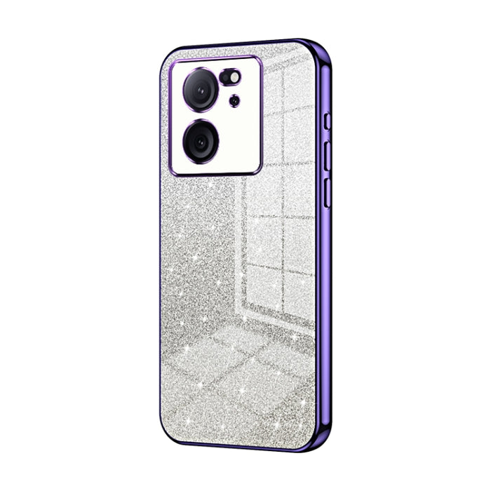 Caja de teléfono galvanizada con polvo de brillo degradado, For Redmi Note 14 5G, For Redmi Note 14 Pro+ 5G, For Redmi 14R, For Redmi Note 14 Pro 5G, For Redmi K70 Ultra, For Xiaomi Redmi Note 13 Pro 4G, For Xiaomi Redmi Note 13 4G                     ...