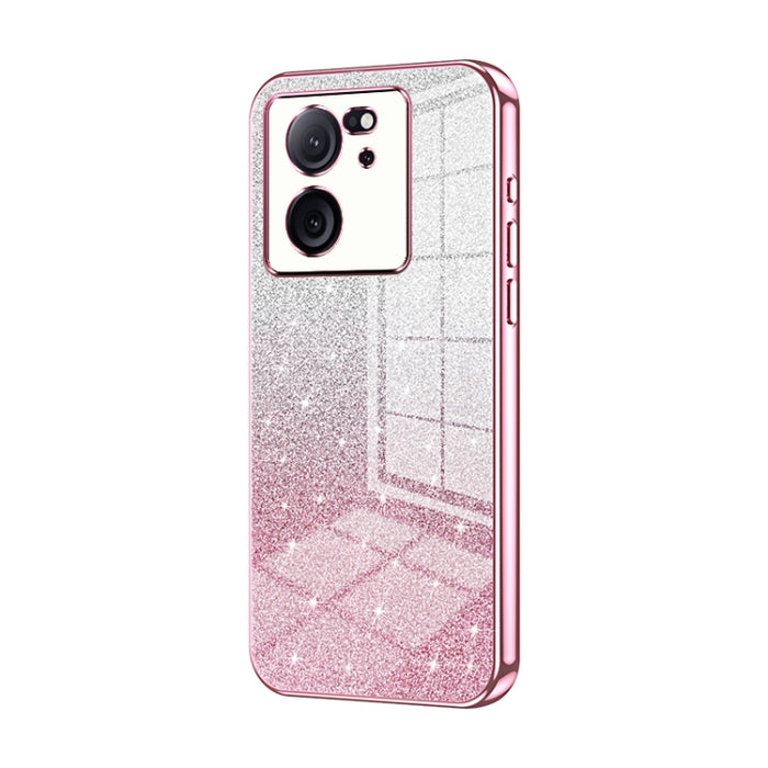 Caja de teléfono galvanizada con polvo de brillo degradado, For Redmi Note 14 5G, For Redmi Note 14 Pro+ 5G, For Redmi 14R, For Redmi Note 14 Pro 5G, For Redmi K70 Ultra, For Xiaomi Redmi Note 13 Pro 4G, For Xiaomi Redmi Note 13 4G                     ...