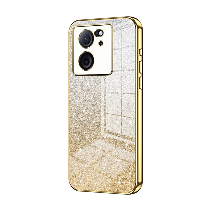 Caja de teléfono galvanizada con polvo de brillo degradado, For Redmi Note 14 5G, For Redmi Note 14 Pro+ 5G, For Redmi 14R, For Redmi Note 14 Pro 5G, For Redmi K70 Ultra, For Xiaomi Redmi Note 13 Pro 4G, For Xiaomi Redmi Note 13 4G                     ...