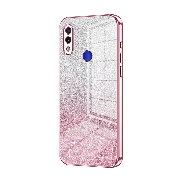 Caja de teléfono galvanizada con polvo de brillo degradado, For Xiaomi Redmi Note 9 5G / Note 9T, For Xiaomi Redmi Note 9 Pro 5G/Mi 10T Lite, For Xiaomi Redmi Note 9 4G, For Xiaomi Redmi K30S / Mi 10T Pro 5G, For Xiaomi Redmi K30 Pro / K30 Ultra       ...