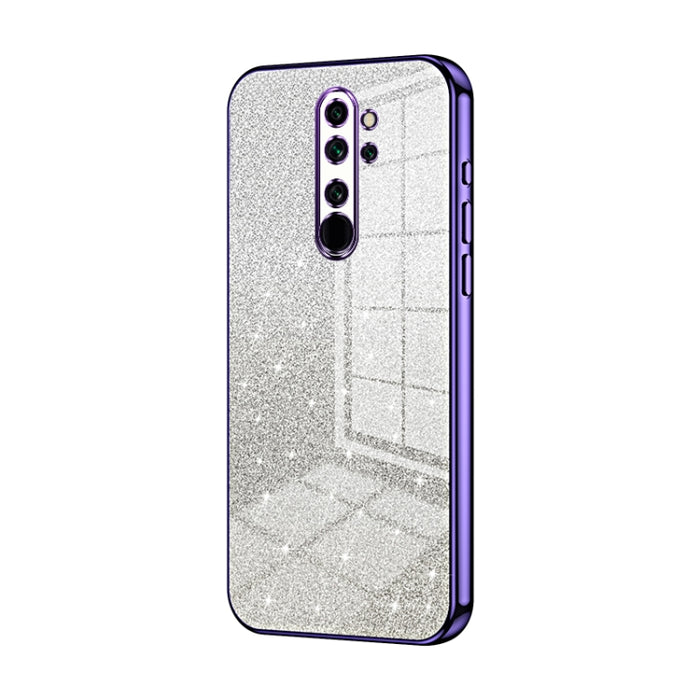 Caja de teléfono galvanizada con polvo de brillo degradado, For Xiaomi Redmi Note 9 5G / Note 9T, For Xiaomi Redmi Note 9 Pro 5G/Mi 10T Lite, For Xiaomi Redmi Note 9 4G, For Xiaomi Redmi K30S / Mi 10T Pro 5G, For Xiaomi Redmi K30 Pro / K30 Ultra       ...