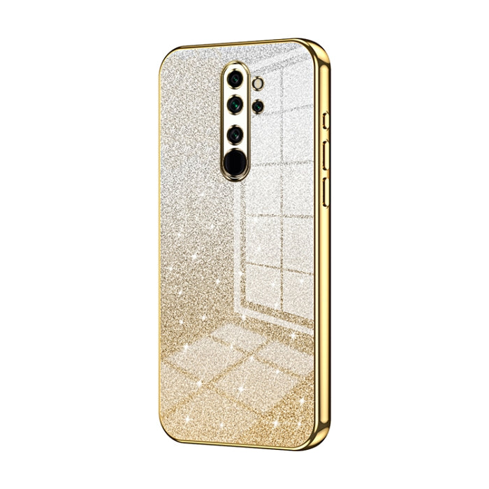 Caja de teléfono galvanizada con polvo de brillo degradado, For Xiaomi Redmi Note 9 5G / Note 9T, For Xiaomi Redmi Note 9 Pro 5G/Mi 10T Lite, For Xiaomi Redmi Note 9 4G, For Xiaomi Redmi K30S / Mi 10T Pro 5G, For Xiaomi Redmi K30 Pro / K30 Ultra       ...