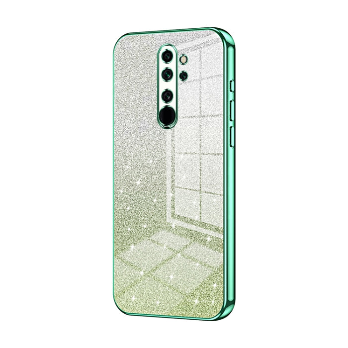 Caja de teléfono galvanizada con polvo de brillo degradado, For Xiaomi Redmi Note 9 5G / Note 9T, For Xiaomi Redmi Note 9 Pro 5G/Mi 10T Lite, For Xiaomi Redmi Note 9 4G, For Xiaomi Redmi K30S / Mi 10T Pro 5G, For Xiaomi Redmi K30 Pro / K30 Ultra       ...