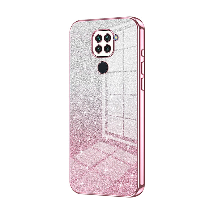 Caja de teléfono galvanizada con polvo de brillo degradado, For Xiaomi Redmi Note 9 5G / Note 9T, For Xiaomi Redmi Note 9 Pro 5G/Mi 10T Lite, For Xiaomi Redmi Note 9 4G, For Xiaomi Redmi K30S / Mi 10T Pro 5G, For Xiaomi Redmi K30 Pro / K30 Ultra       ...