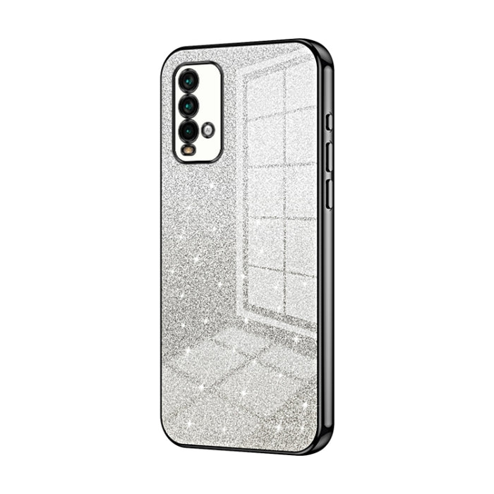 Caja de teléfono galvanizada con polvo de brillo degradado, For Xiaomi Redmi Note 9 5G / Note 9T, For Xiaomi Redmi Note 9 Pro 5G/Mi 10T Lite, For Xiaomi Redmi Note 9 4G, For Xiaomi Redmi K30S / Mi 10T Pro 5G, For Xiaomi Redmi K30 Pro / K30 Ultra       ...