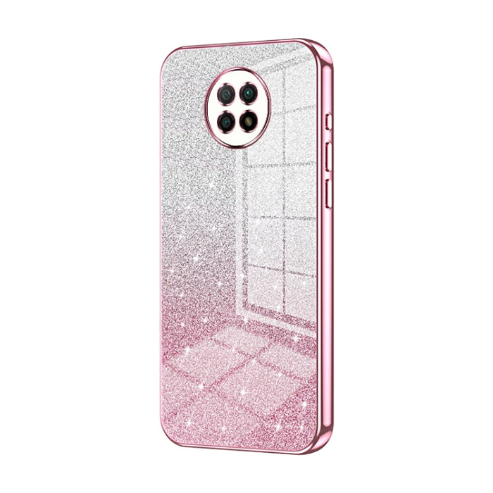 Caja de teléfono galvanizada con polvo de brillo degradado, For Xiaomi Redmi Note 9 5G / Note 9T, For Xiaomi Redmi Note 9 Pro 5G/Mi 10T Lite, For Xiaomi Redmi Note 9 4G, For Xiaomi Redmi K30S / Mi 10T Pro 5G, For Xiaomi Redmi K30 Pro / K30 Ultra       ...