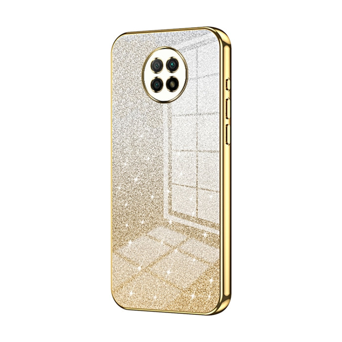 Caja de teléfono galvanizada con polvo de brillo degradado, For Xiaomi Redmi Note 9 5G / Note 9T, For Xiaomi Redmi Note 9 Pro 5G/Mi 10T Lite, For Xiaomi Redmi Note 9 4G, For Xiaomi Redmi K30S / Mi 10T Pro 5G, For Xiaomi Redmi K30 Pro / K30 Ultra       ...