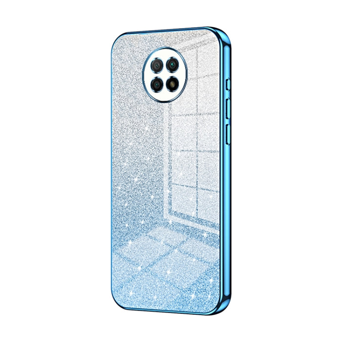 Caja de teléfono galvanizada con polvo de brillo degradado, For Xiaomi Redmi Note 9 5G / Note 9T, For Xiaomi Redmi Note 9 Pro 5G/Mi 10T Lite, For Xiaomi Redmi Note 9 4G, For Xiaomi Redmi K30S / Mi 10T Pro 5G, For Xiaomi Redmi K30 Pro / K30 Ultra       ...