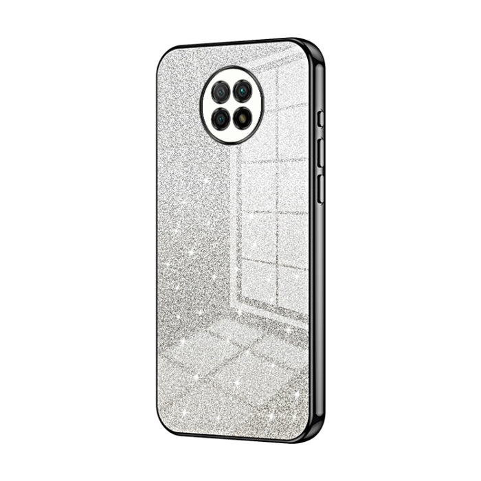 Caja de teléfono galvanizada con polvo de brillo degradado, For Xiaomi Redmi Note 9 5G / Note 9T, For Xiaomi Redmi Note 9 Pro 5G/Mi 10T Lite, For Xiaomi Redmi Note 9 4G, For Xiaomi Redmi K30S / Mi 10T Pro 5G, For Xiaomi Redmi K30 Pro / K30 Ultra       ...