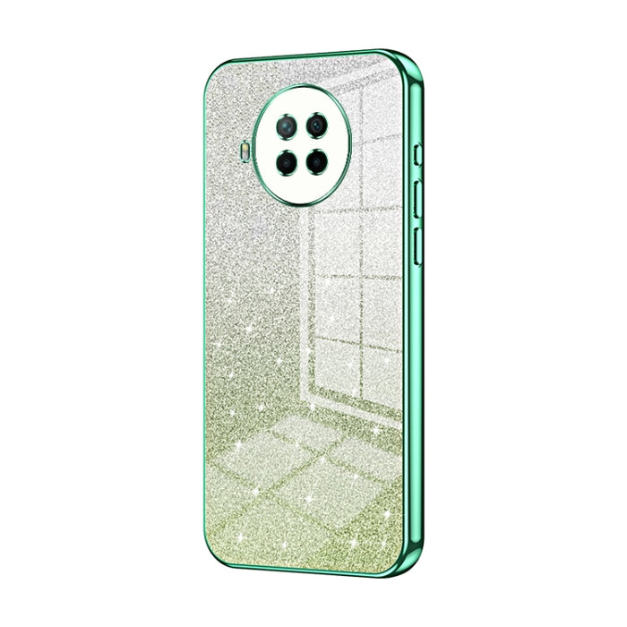 Caja de teléfono galvanizada con polvo de brillo degradado, For Xiaomi Redmi Note 9 5G / Note 9T, For Xiaomi Redmi Note 9 Pro 5G/Mi 10T Lite, For Xiaomi Redmi Note 9 4G, For Xiaomi Redmi K30S / Mi 10T Pro 5G, For Xiaomi Redmi K30 Pro / K30 Ultra       ...