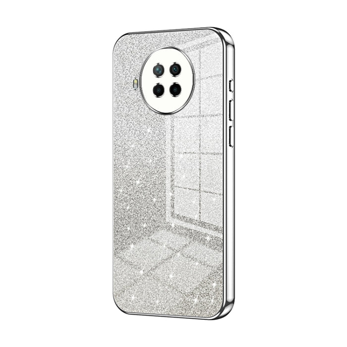 Caja de teléfono galvanizada con polvo de brillo degradado, For Xiaomi Redmi Note 9 5G / Note 9T, For Xiaomi Redmi Note 9 Pro 5G/Mi 10T Lite, For Xiaomi Redmi Note 9 4G, For Xiaomi Redmi K30S / Mi 10T Pro 5G, For Xiaomi Redmi K30 Pro / K30 Ultra       ...