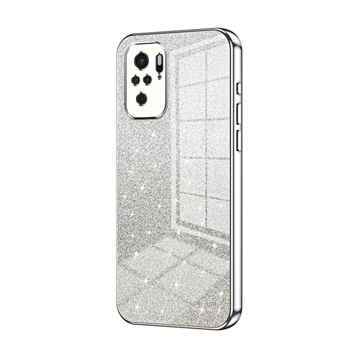 Caja de teléfono galvanizada con polvo de brillo degradado, For Xiaomi Redmi Note 10/Note 10S, For Xiaomi Redmi Note 11 Global / Note 11S, For Xiaomi Redmi K40S / Poco F4, For Xiaomi Redmi Note 11T 5G/Note 11S 5G, For Xiaomi Redmi K50 / K50 Pro        ...