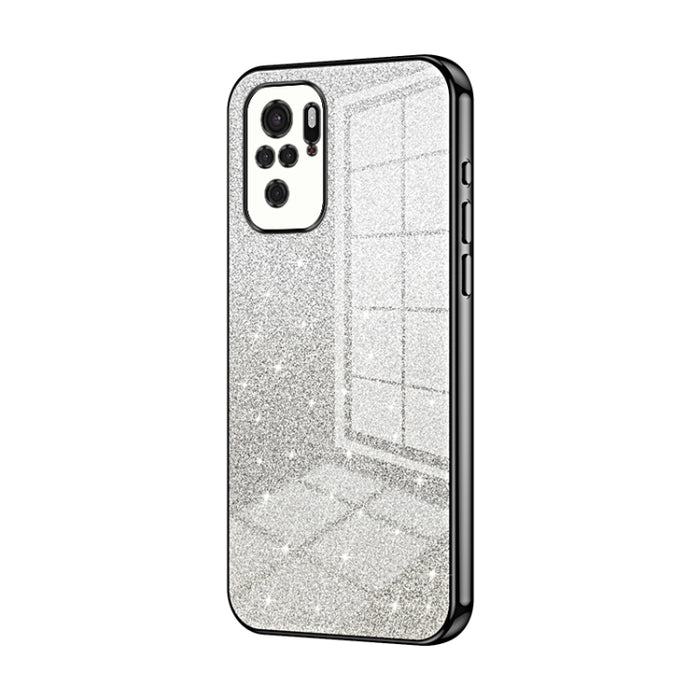 Caja de teléfono galvanizada con polvo de brillo degradado, For Xiaomi Redmi Note 10/Note 10S, For Xiaomi Redmi Note 11 Global / Note 11S, For Xiaomi Redmi K40S / Poco F4, For Xiaomi Redmi Note 11T 5G/Note 11S 5G, For Xiaomi Redmi K50 / K50 Pro        ...