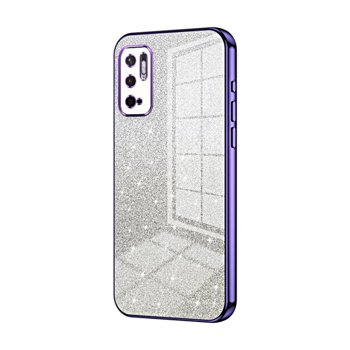 Caja de teléfono galvanizada con polvo de brillo degradado, For Xiaomi Redmi Note 10/Note 10S, For Xiaomi Redmi Note 11 Global / Note 11S, For Xiaomi Redmi K40S / Poco F4, For Xiaomi Redmi Note 11T 5G/Note 11S 5G, For Xiaomi Redmi K50 / K50 Pro        ...