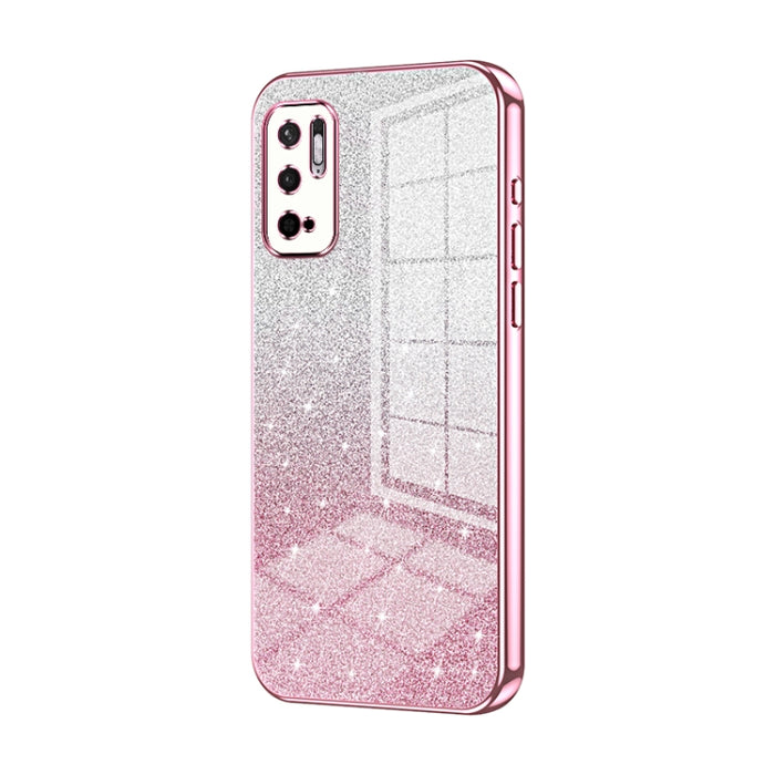 Caja de teléfono galvanizada con polvo de brillo degradado, For Xiaomi Redmi Note 10/Note 10S, For Xiaomi Redmi Note 11 Global / Note 11S, For Xiaomi Redmi K40S / Poco F4, For Xiaomi Redmi Note 11T 5G/Note 11S 5G, For Xiaomi Redmi K50 / K50 Pro        ...