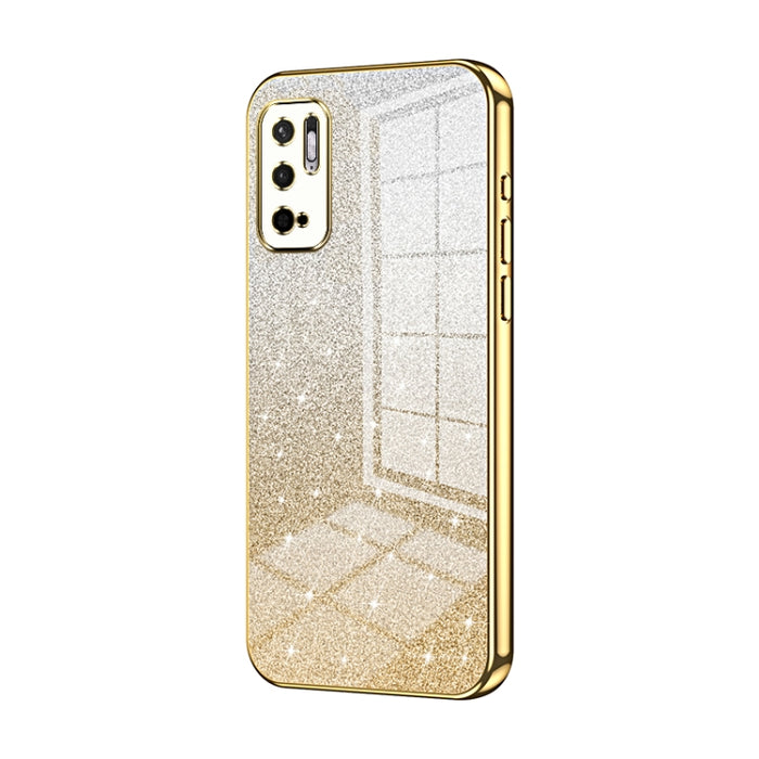 Caja de teléfono galvanizada con polvo de brillo degradado, For Xiaomi Redmi Note 10/Note 10S, For Xiaomi Redmi Note 11 Global / Note 11S, For Xiaomi Redmi K40S / Poco F4, For Xiaomi Redmi Note 11T 5G/Note 11S 5G, For Xiaomi Redmi K50 / K50 Pro        ...