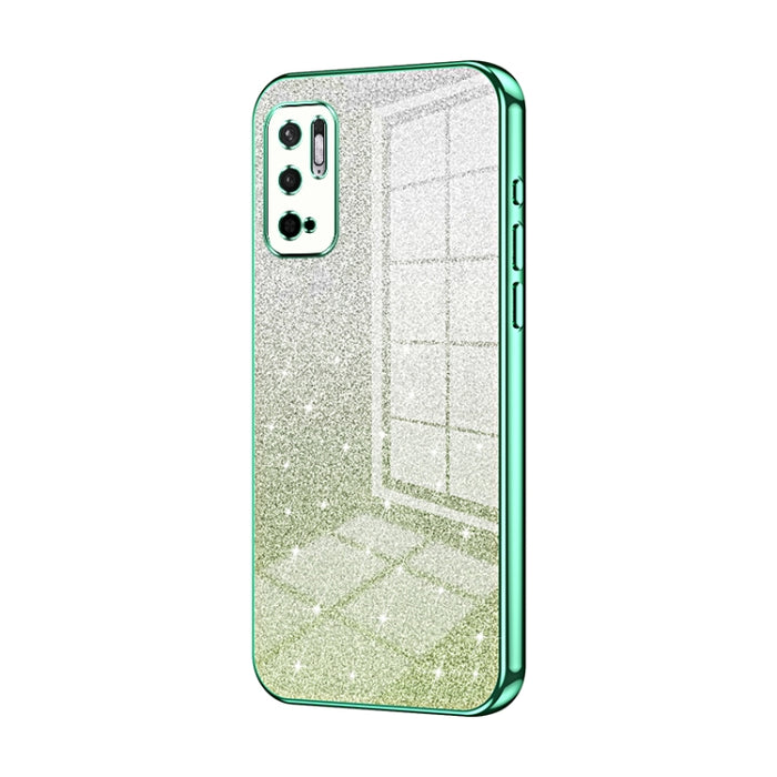 Caja de teléfono galvanizada con polvo de brillo degradado, For Xiaomi Redmi Note 10/Note 10S, For Xiaomi Redmi Note 11 Global / Note 11S, For Xiaomi Redmi K40S / Poco F4, For Xiaomi Redmi Note 11T 5G/Note 11S 5G, For Xiaomi Redmi K50 / K50 Pro        ...