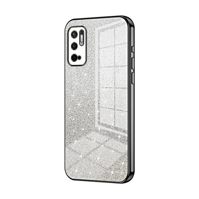 Caja de teléfono galvanizada con polvo de brillo degradado, For Xiaomi Redmi Note 10/Note 10S, For Xiaomi Redmi Note 11 Global / Note 11S, For Xiaomi Redmi K40S / Poco F4, For Xiaomi Redmi Note 11T 5G/Note 11S 5G, For Xiaomi Redmi K50 / K50 Pro        ...