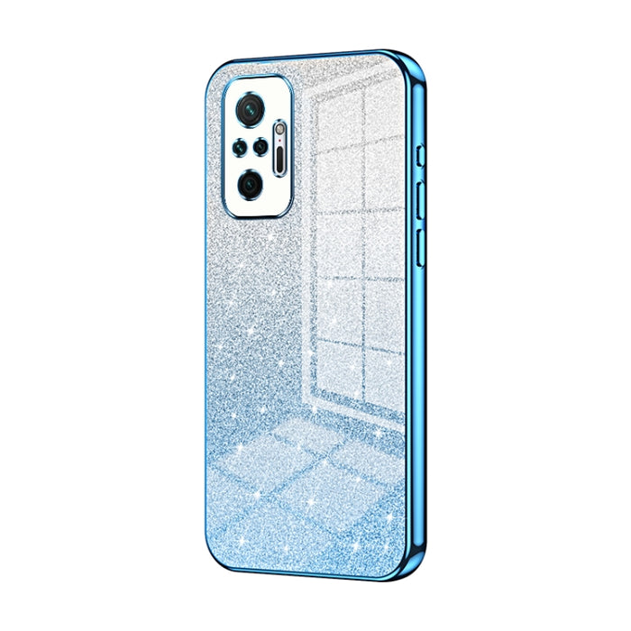 Caja de teléfono galvanizada con polvo de brillo degradado, For Xiaomi Redmi Note 10/Note 10S, For Xiaomi Redmi Note 11 Global / Note 11S, For Xiaomi Redmi K40S / Poco F4, For Xiaomi Redmi Note 11T 5G/Note 11S 5G, For Xiaomi Redmi K50 / K50 Pro        ...