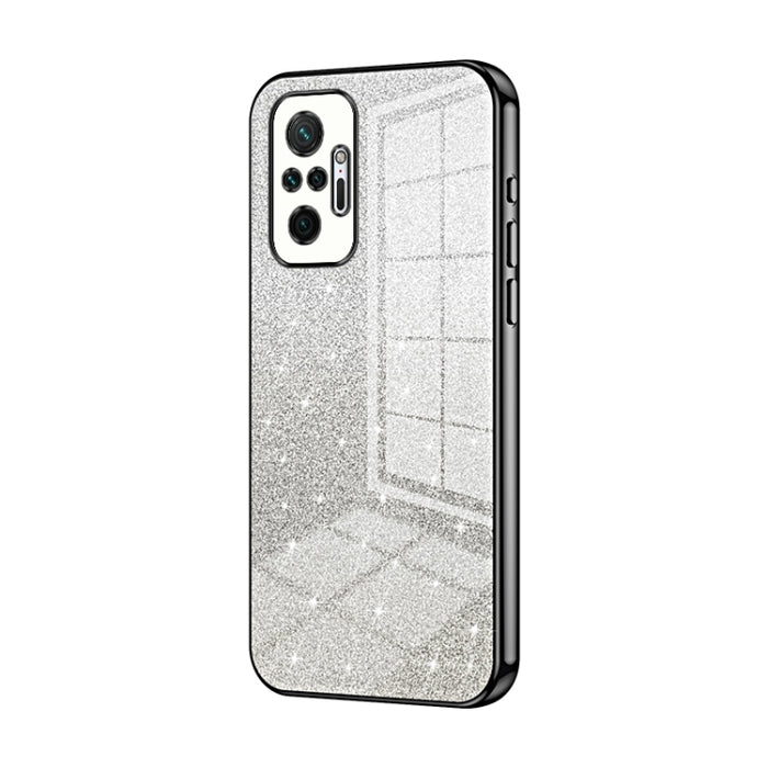 Caja de teléfono galvanizada con polvo de brillo degradado, For Xiaomi Redmi Note 10/Note 10S, For Xiaomi Redmi Note 11 Global / Note 11S, For Xiaomi Redmi K40S / Poco F4, For Xiaomi Redmi Note 11T 5G/Note 11S 5G, For Xiaomi Redmi K50 / K50 Pro        ...
