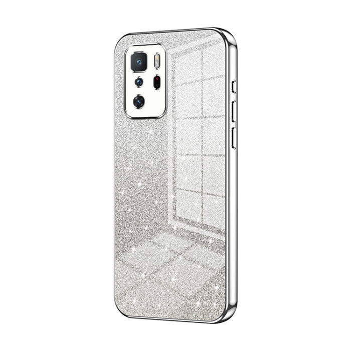 Caja de teléfono galvanizada con polvo de brillo degradado, For Xiaomi Redmi Note 10/Note 10S, For Xiaomi Redmi Note 11 Global / Note 11S, For Xiaomi Redmi K40S / Poco F4, For Xiaomi Redmi Note 11T 5G/Note 11S 5G, For Xiaomi Redmi K50 / K50 Pro        ...