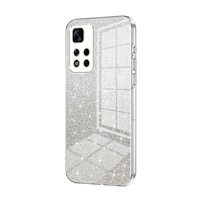 Caja de teléfono galvanizada con polvo de brillo degradado, For Xiaomi Redmi Note 10/Note 10S, For Xiaomi Redmi Note 11 Global / Note 11S, For Xiaomi Redmi K40S / Poco F4, For Xiaomi Redmi Note 11T 5G/Note 11S 5G, For Xiaomi Redmi K50 / K50 Pro        ...