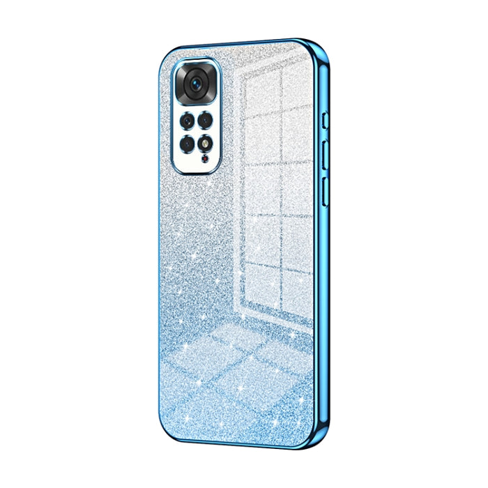 Caja de teléfono galvanizada con polvo de brillo degradado, For Xiaomi Redmi Note 10/Note 10S, For Xiaomi Redmi Note 11 Global / Note 11S, For Xiaomi Redmi K40S / Poco F4, For Xiaomi Redmi Note 11T 5G/Note 11S 5G, For Xiaomi Redmi K50 / K50 Pro        ...