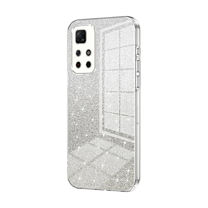 Caja de teléfono galvanizada con polvo de brillo degradado, For Xiaomi Redmi Note 10/Note 10S, For Xiaomi Redmi Note 11 Global / Note 11S, For Xiaomi Redmi K40S / Poco F4, For Xiaomi Redmi Note 11T 5G/Note 11S 5G, For Xiaomi Redmi K50 / K50 Pro        ...