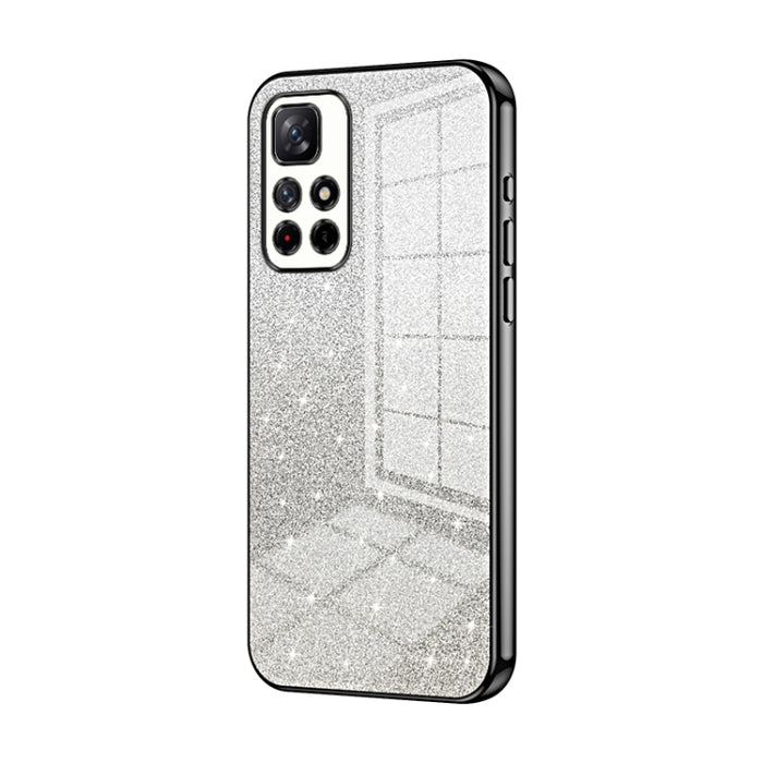 Caja de teléfono galvanizada con polvo de brillo degradado, For Xiaomi Redmi Note 10/Note 10S, For Xiaomi Redmi Note 11 Global / Note 11S, For Xiaomi Redmi K40S / Poco F4, For Xiaomi Redmi Note 11T 5G/Note 11S 5G, For Xiaomi Redmi K50 / K50 Pro        ...