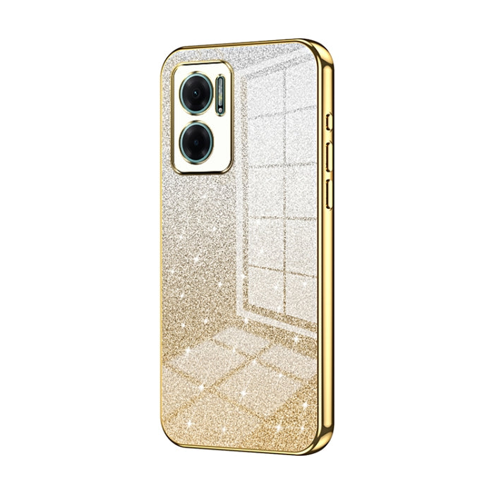 Caja de teléfono galvanizada con polvo de brillo degradado, For Xiaomi Redmi Note 11T Pro/Poco X4 GT, For Xiaomi Redmi Note 12R Pro, For Xiaomi Redmi Note 12 Turbo/Poco F5, For Xiaomi Redmi K60 / K60 Pro, For Xiaomi Redmi Note 12 Pro+                  ...