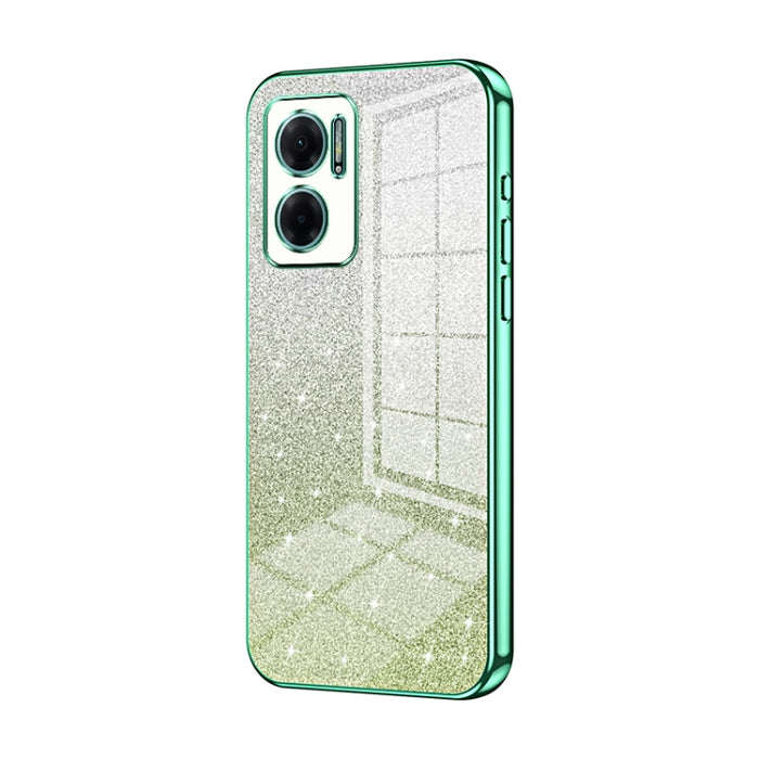 Caja de teléfono galvanizada con polvo de brillo degradado, For Xiaomi Redmi Note 11T Pro/Poco X4 GT, For Xiaomi Redmi Note 12R Pro, For Xiaomi Redmi Note 12 Turbo/Poco F5, For Xiaomi Redmi K60 / K60 Pro, For Xiaomi Redmi Note 12 Pro+                  ...