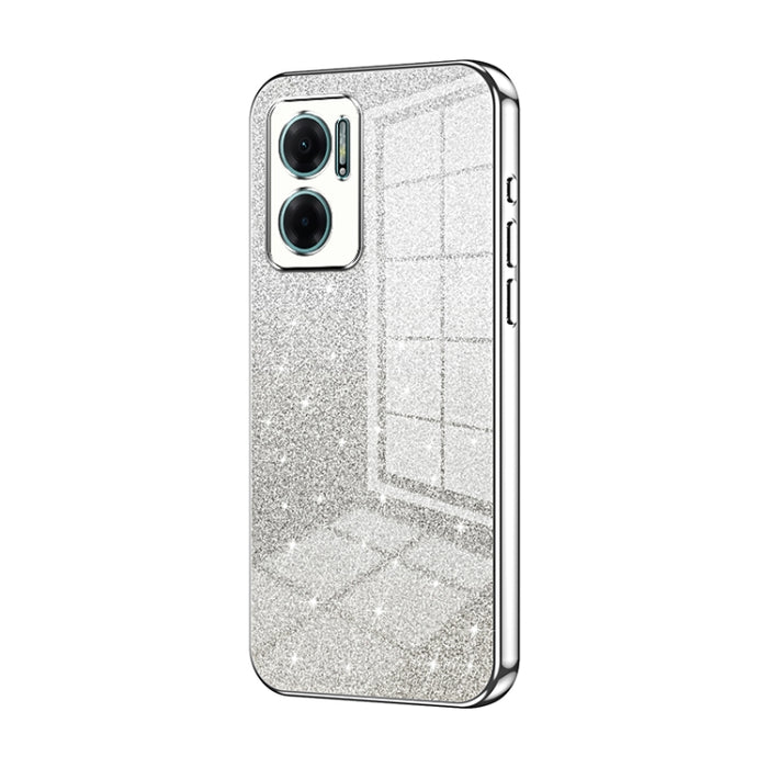 Caja de teléfono galvanizada con polvo de brillo degradado, For Xiaomi Redmi Note 11T Pro/Poco X4 GT, For Xiaomi Redmi Note 12R Pro, For Xiaomi Redmi Note 12 Turbo/Poco F5, For Xiaomi Redmi K60 / K60 Pro, For Xiaomi Redmi Note 12 Pro+                  ...