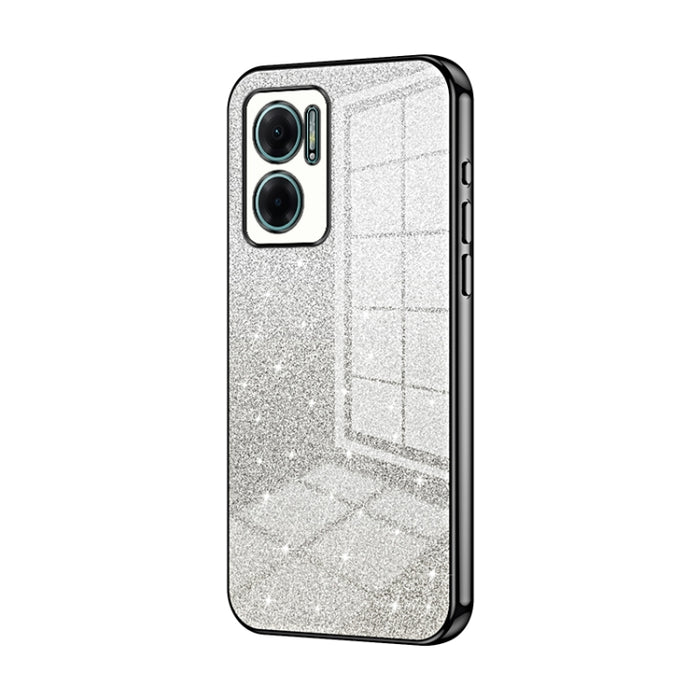 Caja de teléfono galvanizada con polvo de brillo degradado, For Xiaomi Redmi Note 11T Pro/Poco X4 GT, For Xiaomi Redmi Note 12R Pro, For Xiaomi Redmi Note 12 Turbo/Poco F5, For Xiaomi Redmi K60 / K60 Pro, For Xiaomi Redmi Note 12 Pro+                  ...