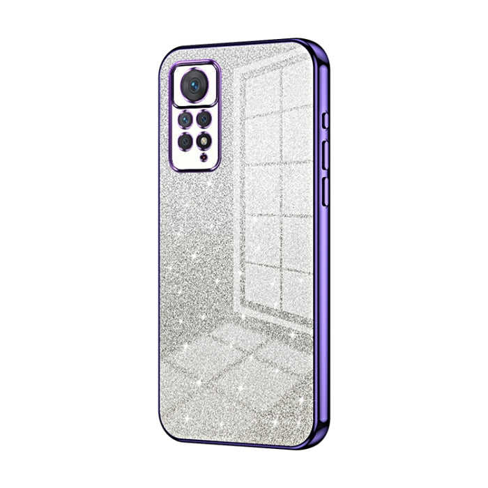 Caja de teléfono galvanizada con polvo de brillo degradado, For Xiaomi Redmi Note 11T Pro/Poco X4 GT, For Xiaomi Redmi Note 12R Pro, For Xiaomi Redmi Note 12 Turbo/Poco F5, For Xiaomi Redmi K60 / K60 Pro, For Xiaomi Redmi Note 12 Pro+                  ...