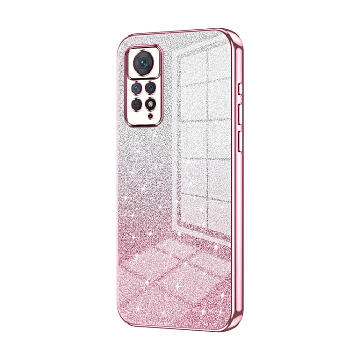 Caja de teléfono galvanizada con polvo de brillo degradado, For Xiaomi Redmi Note 11T Pro/Poco X4 GT, For Xiaomi Redmi Note 12R Pro, For Xiaomi Redmi Note 12 Turbo/Poco F5, For Xiaomi Redmi K60 / K60 Pro, For Xiaomi Redmi Note 12 Pro+                  ...