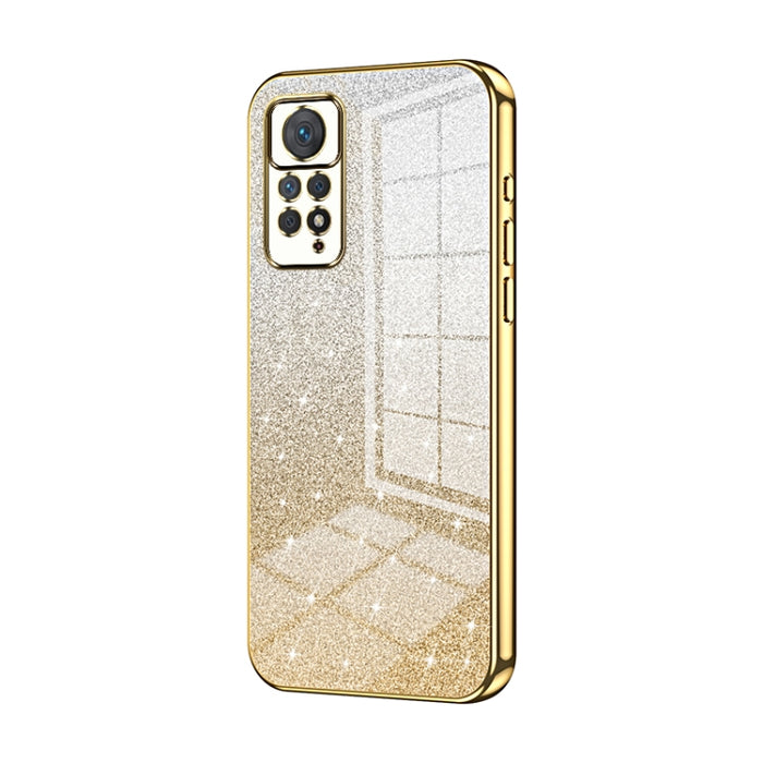 Caja de teléfono galvanizada con polvo de brillo degradado, For Xiaomi Redmi Note 11T Pro/Poco X4 GT, For Xiaomi Redmi Note 12R Pro, For Xiaomi Redmi Note 12 Turbo/Poco F5, For Xiaomi Redmi K60 / K60 Pro, For Xiaomi Redmi Note 12 Pro+                  ...