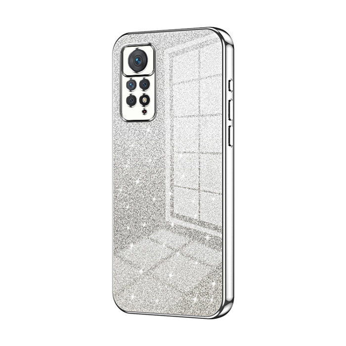 Caja de teléfono galvanizada con polvo de brillo degradado, For Xiaomi Redmi Note 11T Pro/Poco X4 GT, For Xiaomi Redmi Note 12R Pro, For Xiaomi Redmi Note 12 Turbo/Poco F5, For Xiaomi Redmi K60 / K60 Pro, For Xiaomi Redmi Note 12 Pro+                  ...